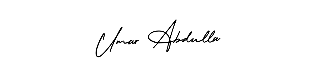 Also You can easily find your signature by using the search form. We will create Umar Abdulla name handwritten signature images for you free of cost using AmerikaSignatureDemo-Regular sign style. Umar Abdulla signature style 3 images and pictures png