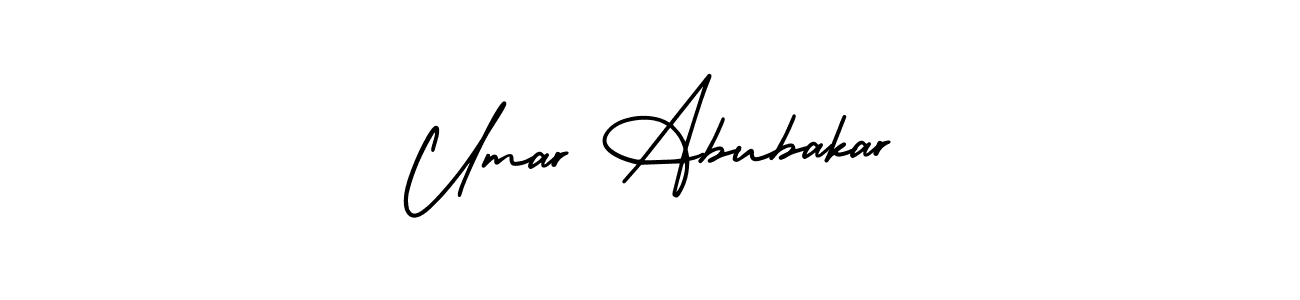Make a beautiful signature design for name Umar Abubakar. Use this online signature maker to create a handwritten signature for free. Umar Abubakar signature style 3 images and pictures png