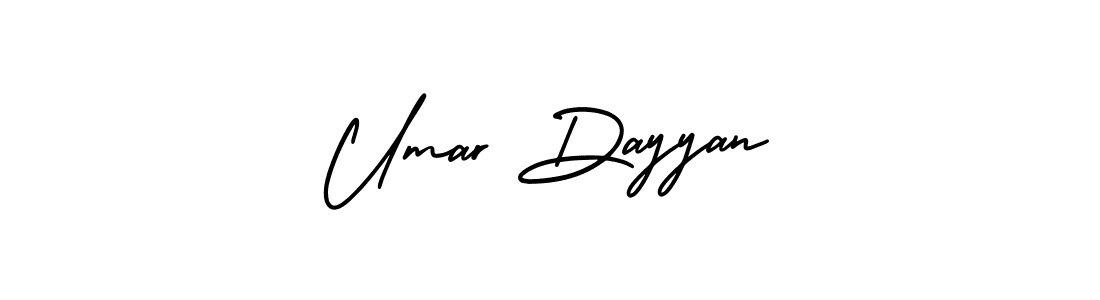 How to make Umar Dayyan signature? AmerikaSignatureDemo-Regular is a professional autograph style. Create handwritten signature for Umar Dayyan name. Umar Dayyan signature style 3 images and pictures png