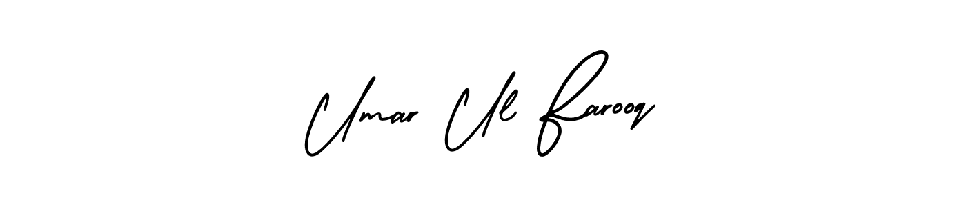 How to Draw Umar Ul Farooq signature style? AmerikaSignatureDemo-Regular is a latest design signature styles for name Umar Ul Farooq. Umar Ul Farooq signature style 3 images and pictures png