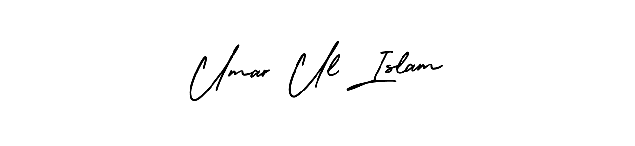AmerikaSignatureDemo-Regular is a professional signature style that is perfect for those who want to add a touch of class to their signature. It is also a great choice for those who want to make their signature more unique. Get Umar Ul Islam name to fancy signature for free. Umar Ul Islam signature style 3 images and pictures png