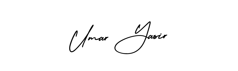 Design your own signature with our free online signature maker. With this signature software, you can create a handwritten (AmerikaSignatureDemo-Regular) signature for name Umar Yasir. Umar Yasir signature style 3 images and pictures png