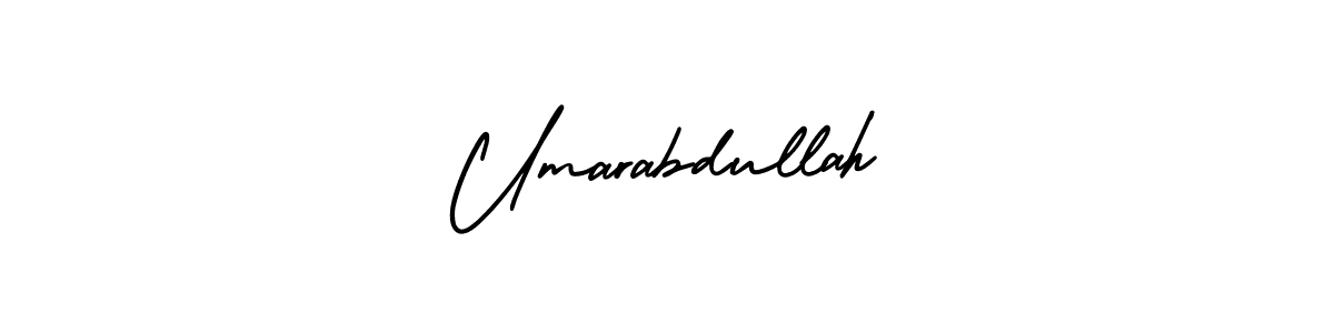 Best and Professional Signature Style for Umarabdullah. AmerikaSignatureDemo-Regular Best Signature Style Collection. Umarabdullah signature style 3 images and pictures png