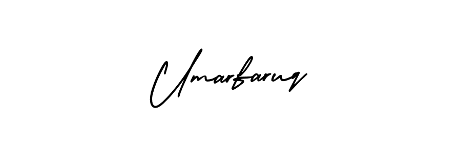 Also You can easily find your signature by using the search form. We will create Umarfaruq name handwritten signature images for you free of cost using AmerikaSignatureDemo-Regular sign style. Umarfaruq signature style 3 images and pictures png