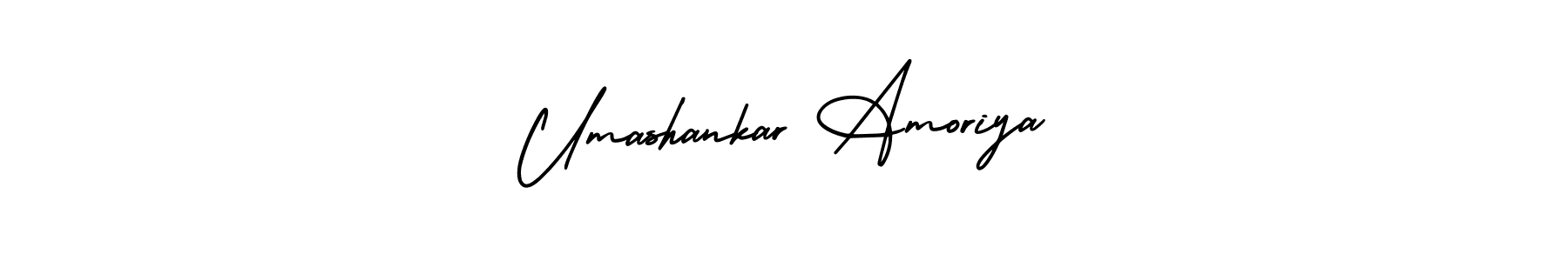 Design your own signature with our free online signature maker. With this signature software, you can create a handwritten (AmerikaSignatureDemo-Regular) signature for name Umashankar Amoriya. Umashankar Amoriya signature style 3 images and pictures png