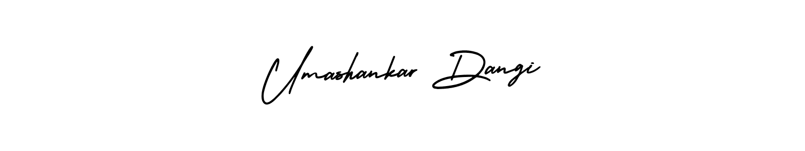 Create a beautiful signature design for name Umashankar Dangi. With this signature (AmerikaSignatureDemo-Regular) fonts, you can make a handwritten signature for free. Umashankar Dangi signature style 3 images and pictures png