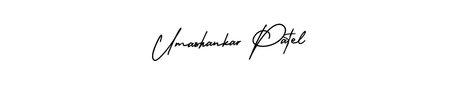 How to make Umashankar Patel name signature. Use AmerikaSignatureDemo-Regular style for creating short signs online. This is the latest handwritten sign. Umashankar Patel signature style 3 images and pictures png