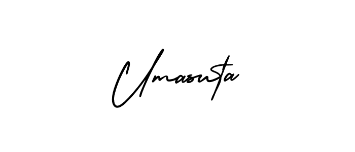 Check out images of Autograph of Umasuta name. Actor Umasuta Signature Style. AmerikaSignatureDemo-Regular is a professional sign style online. Umasuta signature style 3 images and pictures png