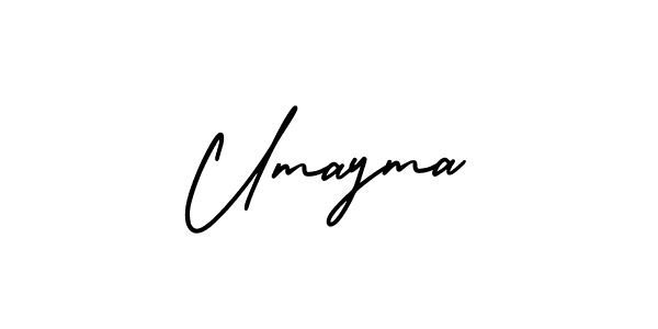 How to Draw Umayma signature style? AmerikaSignatureDemo-Regular is a latest design signature styles for name Umayma. Umayma signature style 3 images and pictures png