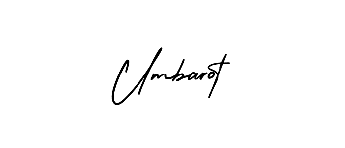 Make a beautiful signature design for name Umbarot. Use this online signature maker to create a handwritten signature for free. Umbarot signature style 3 images and pictures png