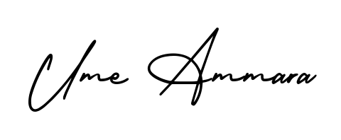 If you are searching for the best signature style for your name Ume Ammara, here we have designed multiple signature styles using AmerikaSignatureDemo-Regular. Ume Ammara signature style 3 images and pictures png