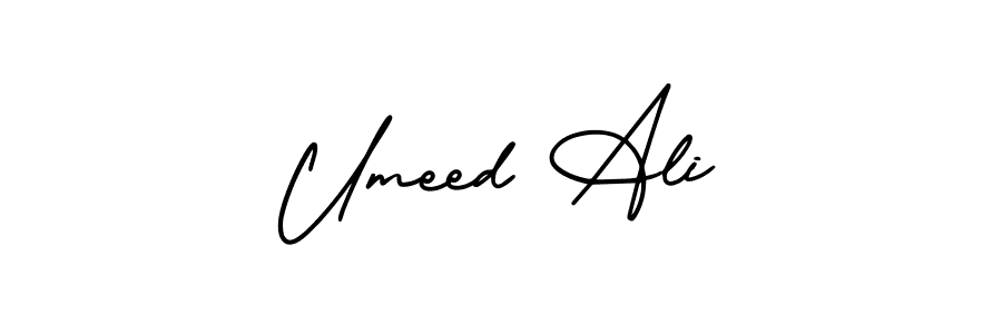 Make a short Umeed Ali signature style. Manage your documents anywhere anytime using AmerikaSignatureDemo-Regular. Create and add eSignatures, submit forms, share and send files easily. Umeed Ali signature style 3 images and pictures png