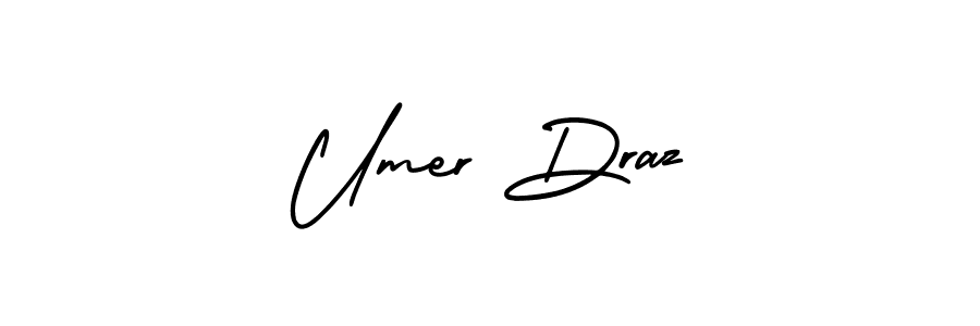 How to Draw Umer Draz signature style? AmerikaSignatureDemo-Regular is a latest design signature styles for name Umer Draz. Umer Draz signature style 3 images and pictures png