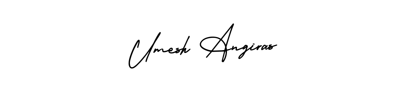 It looks lik you need a new signature style for name Umesh Angiras. Design unique handwritten (AmerikaSignatureDemo-Regular) signature with our free signature maker in just a few clicks. Umesh Angiras signature style 3 images and pictures png