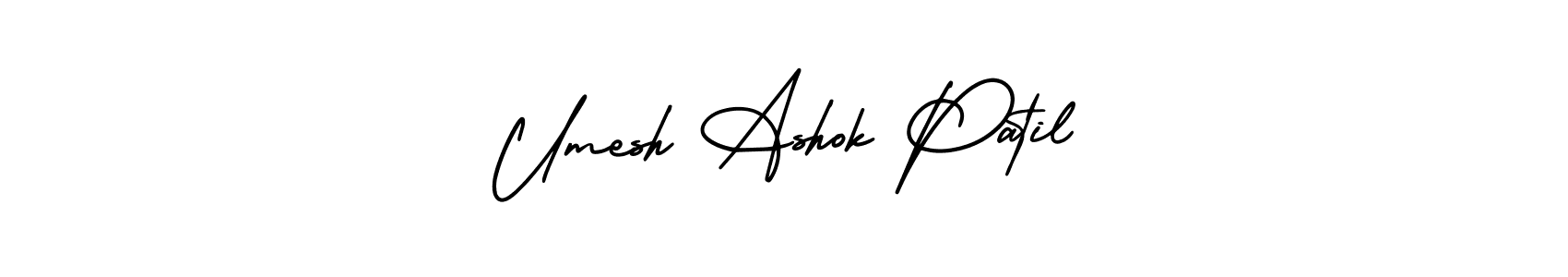 How to Draw Umesh Ashok Patil signature style? AmerikaSignatureDemo-Regular is a latest design signature styles for name Umesh Ashok Patil. Umesh Ashok Patil signature style 3 images and pictures png