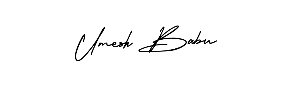 Once you've used our free online signature maker to create your best signature AmerikaSignatureDemo-Regular style, it's time to enjoy all of the benefits that Umesh Babu name signing documents. Umesh Babu signature style 3 images and pictures png