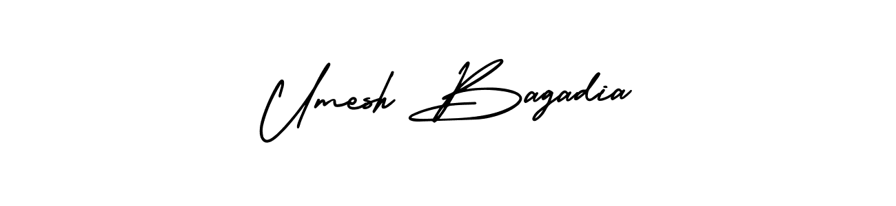 Also we have Umesh Bagadia name is the best signature style. Create professional handwritten signature collection using AmerikaSignatureDemo-Regular autograph style. Umesh Bagadia signature style 3 images and pictures png