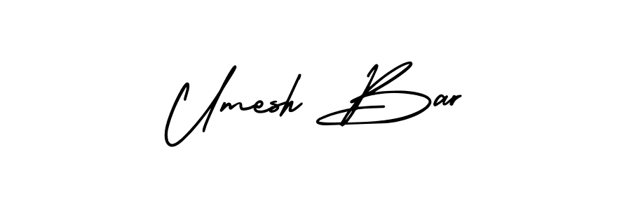 You can use this online signature creator to create a handwritten signature for the name Umesh Bar. This is the best online autograph maker. Umesh Bar signature style 3 images and pictures png