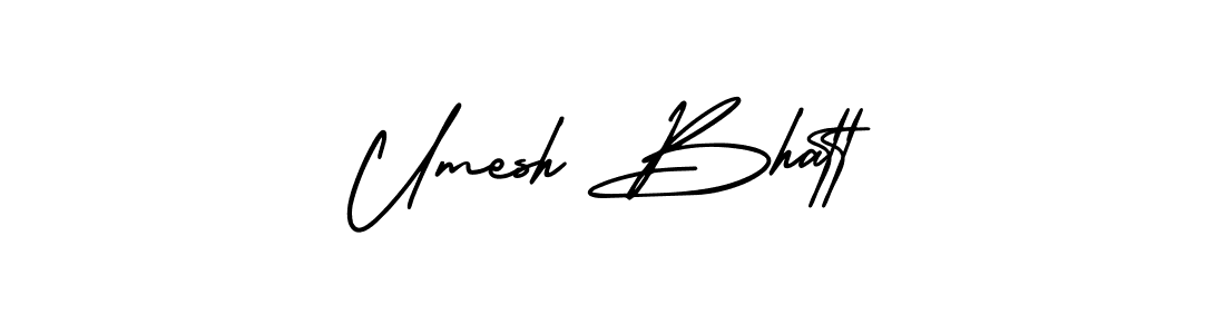 Make a short Umesh Bhatt signature style. Manage your documents anywhere anytime using AmerikaSignatureDemo-Regular. Create and add eSignatures, submit forms, share and send files easily. Umesh Bhatt signature style 3 images and pictures png