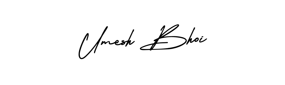 Create a beautiful signature design for name Umesh Bhoi. With this signature (AmerikaSignatureDemo-Regular) fonts, you can make a handwritten signature for free. Umesh Bhoi signature style 3 images and pictures png