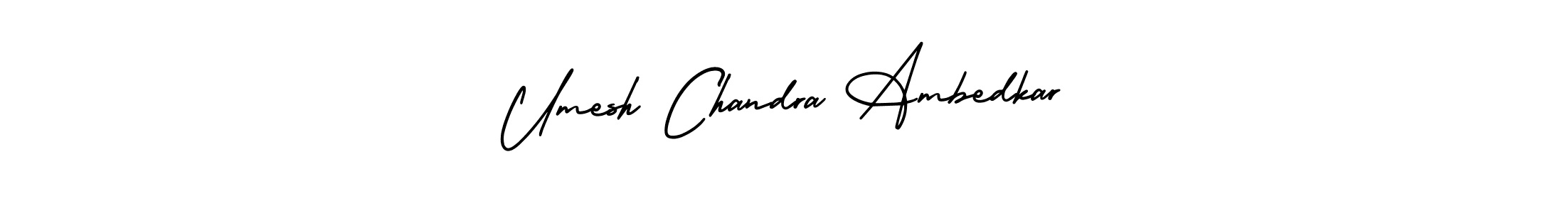 This is the best signature style for the Umesh Chandra Ambedkar name. Also you like these signature font (AmerikaSignatureDemo-Regular). Mix name signature. Umesh Chandra Ambedkar signature style 3 images and pictures png