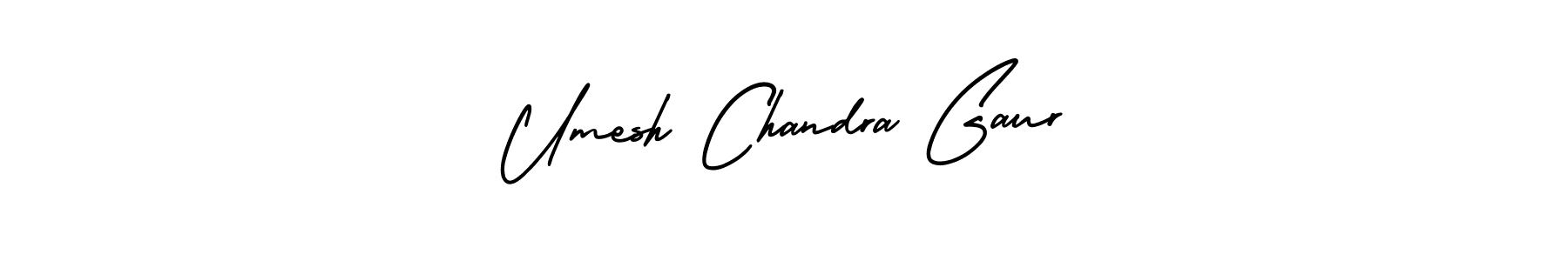 Make a beautiful signature design for name Umesh Chandra Gaur. With this signature (AmerikaSignatureDemo-Regular) style, you can create a handwritten signature for free. Umesh Chandra Gaur signature style 3 images and pictures png