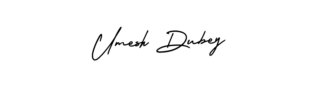 This is the best signature style for the Umesh Dubey name. Also you like these signature font (AmerikaSignatureDemo-Regular). Mix name signature. Umesh Dubey signature style 3 images and pictures png