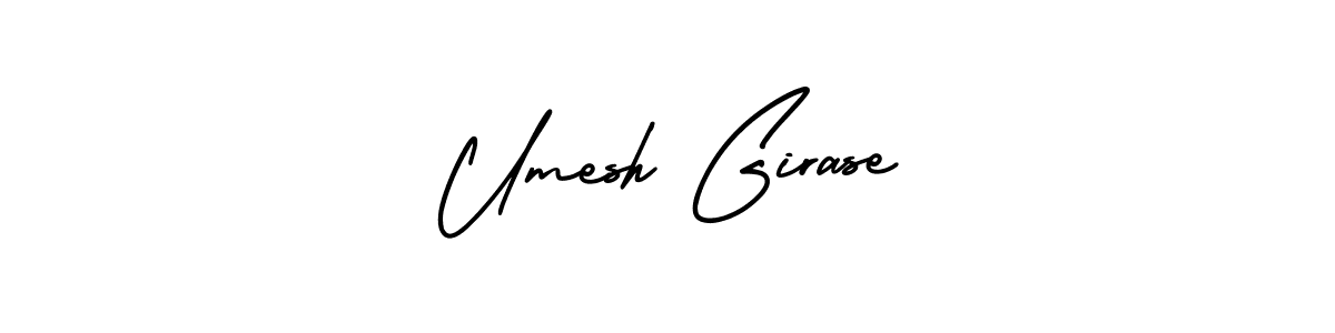 How to Draw Umesh Girase signature style? AmerikaSignatureDemo-Regular is a latest design signature styles for name Umesh Girase. Umesh Girase signature style 3 images and pictures png