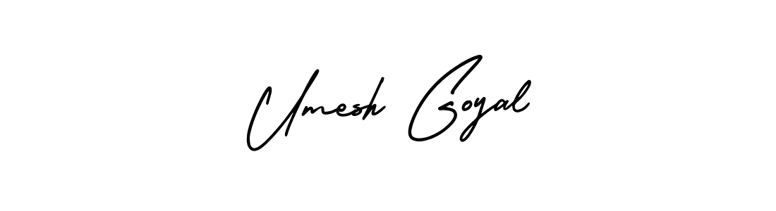 Also You can easily find your signature by using the search form. We will create Umesh Goyal name handwritten signature images for you free of cost using AmerikaSignatureDemo-Regular sign style. Umesh Goyal signature style 3 images and pictures png
