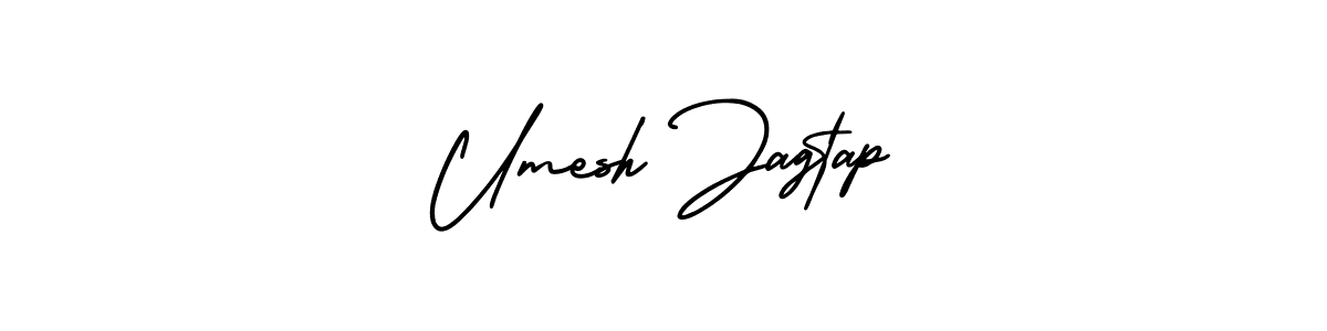 Use a signature maker to create a handwritten signature online. With this signature software, you can design (AmerikaSignatureDemo-Regular) your own signature for name Umesh Jagtap. Umesh Jagtap signature style 3 images and pictures png