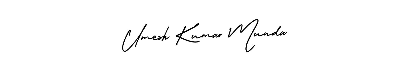 Make a beautiful signature design for name Umesh Kumar Munda. Use this online signature maker to create a handwritten signature for free. Umesh Kumar Munda signature style 3 images and pictures png