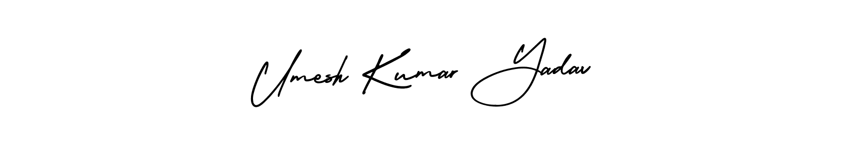 How to make Umesh Kumar Yadav signature? AmerikaSignatureDemo-Regular is a professional autograph style. Create handwritten signature for Umesh Kumar Yadav name. Umesh Kumar Yadav signature style 3 images and pictures png