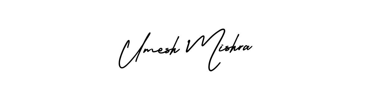 Use a signature maker to create a handwritten signature online. With this signature software, you can design (AmerikaSignatureDemo-Regular) your own signature for name Umesh Mishra. Umesh Mishra signature style 3 images and pictures png