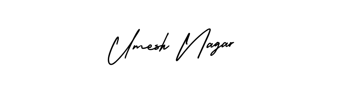 It looks lik you need a new signature style for name Umesh Nagar. Design unique handwritten (AmerikaSignatureDemo-Regular) signature with our free signature maker in just a few clicks. Umesh Nagar signature style 3 images and pictures png