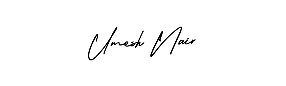 Also we have Umesh Nair name is the best signature style. Create professional handwritten signature collection using AmerikaSignatureDemo-Regular autograph style. Umesh Nair signature style 3 images and pictures png