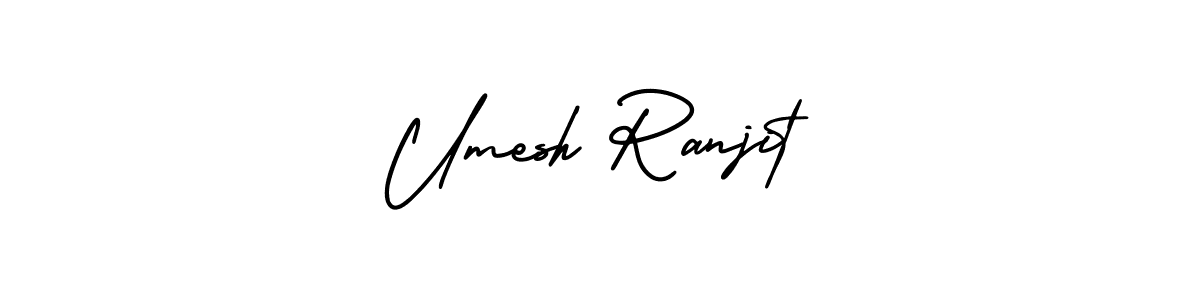 Make a beautiful signature design for name Umesh Ranjit. Use this online signature maker to create a handwritten signature for free. Umesh Ranjit signature style 3 images and pictures png