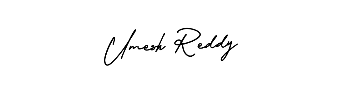 How to make Umesh Reddy signature? AmerikaSignatureDemo-Regular is a professional autograph style. Create handwritten signature for Umesh Reddy name. Umesh Reddy signature style 3 images and pictures png