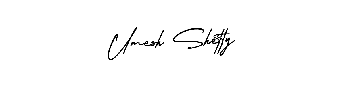 Make a beautiful signature design for name Umesh Shetty. Use this online signature maker to create a handwritten signature for free. Umesh Shetty signature style 3 images and pictures png