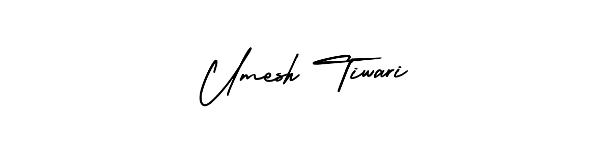 Use a signature maker to create a handwritten signature online. With this signature software, you can design (AmerikaSignatureDemo-Regular) your own signature for name Umesh Tiwari. Umesh Tiwari signature style 3 images and pictures png