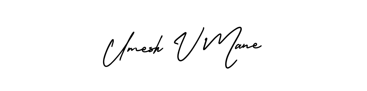 Also we have Umesh V Mane name is the best signature style. Create professional handwritten signature collection using AmerikaSignatureDemo-Regular autograph style. Umesh V Mane signature style 3 images and pictures png