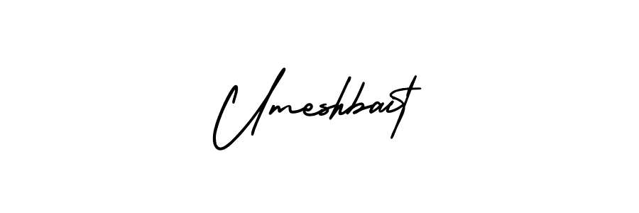 Make a beautiful signature design for name Umeshbait. Use this online signature maker to create a handwritten signature for free. Umeshbait signature style 3 images and pictures png