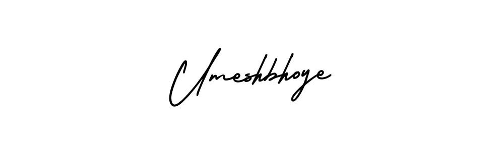 if you are searching for the best signature style for your name Umeshbhoye. so please give up your signature search. here we have designed multiple signature styles  using AmerikaSignatureDemo-Regular. Umeshbhoye signature style 3 images and pictures png