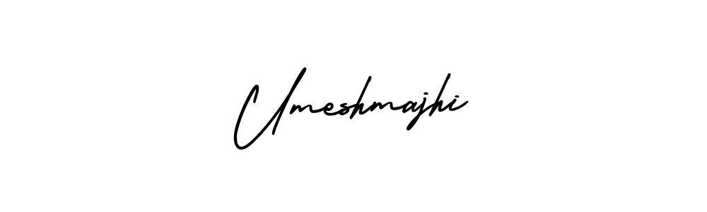 How to make Umeshmajhi signature? AmerikaSignatureDemo-Regular is a professional autograph style. Create handwritten signature for Umeshmajhi name. Umeshmajhi signature style 3 images and pictures png