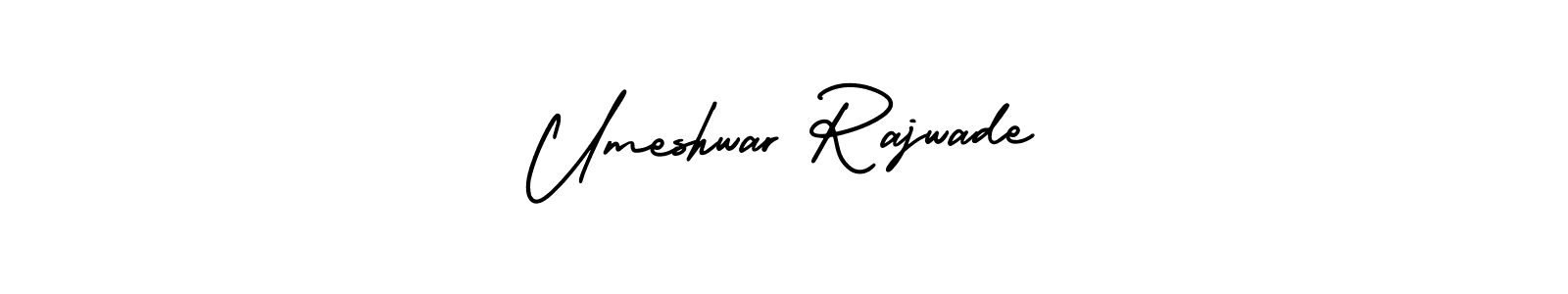 Umeshwar Rajwade stylish signature style. Best Handwritten Sign (AmerikaSignatureDemo-Regular) for my name. Handwritten Signature Collection Ideas for my name Umeshwar Rajwade. Umeshwar Rajwade signature style 3 images and pictures png