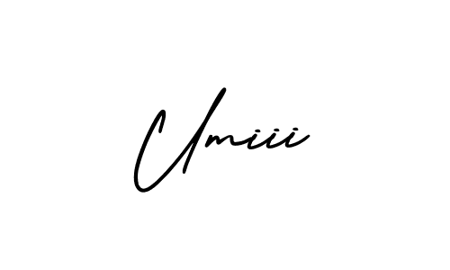 Make a beautiful signature design for name Umiii. With this signature (AmerikaSignatureDemo-Regular) style, you can create a handwritten signature for free. Umiii signature style 3 images and pictures png