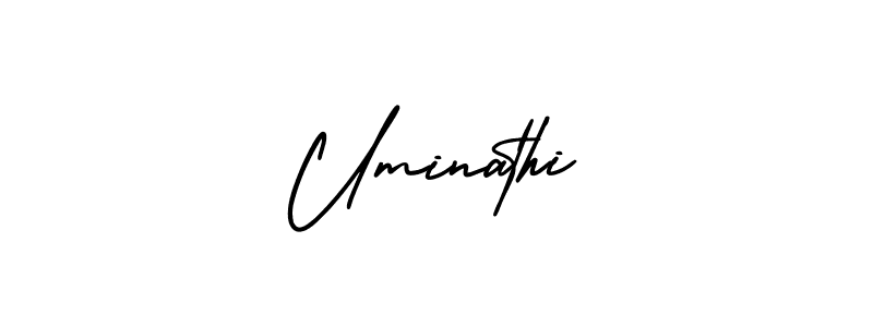 if you are searching for the best signature style for your name Uminathi. so please give up your signature search. here we have designed multiple signature styles  using AmerikaSignatureDemo-Regular. Uminathi signature style 3 images and pictures png