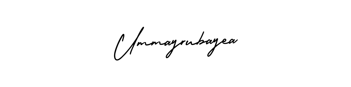 Here are the top 10 professional signature styles for the name Ummayrubayea. These are the best autograph styles you can use for your name. Ummayrubayea signature style 3 images and pictures png