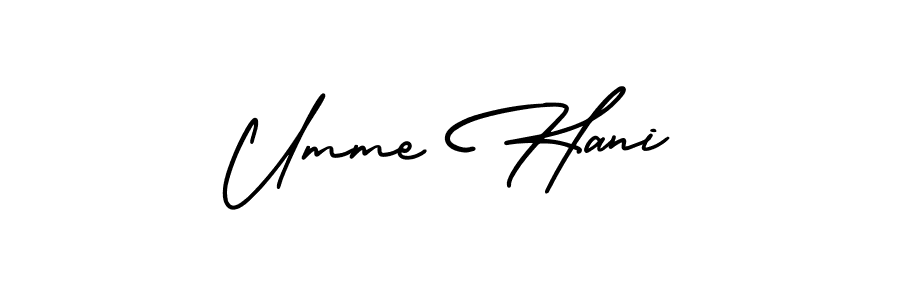 Best and Professional Signature Style for Umme Hani. AmerikaSignatureDemo-Regular Best Signature Style Collection. Umme Hani signature style 3 images and pictures png