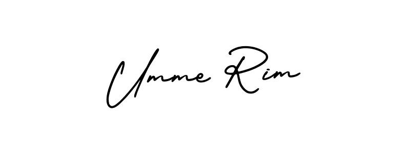 Once you've used our free online signature maker to create your best signature AmerikaSignatureDemo-Regular style, it's time to enjoy all of the benefits that Umme Rim name signing documents. Umme Rim signature style 3 images and pictures png