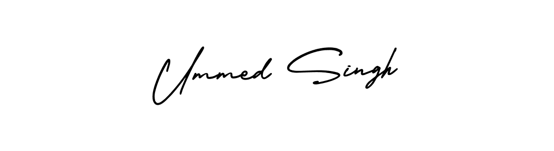 Design your own signature with our free online signature maker. With this signature software, you can create a handwritten (AmerikaSignatureDemo-Regular) signature for name Ummed Singh. Ummed Singh signature style 3 images and pictures png